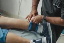Cirurgia no pé com pino