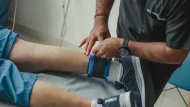 Cirurgia no pé com pino