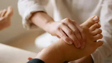 Queimação em cima do pé