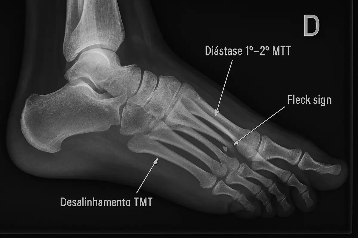 Lesão de Lisfranc: causas, sintomas e tratamento